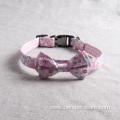 Wholesale Floral Luxury Pet Dog Bow Tie Collar